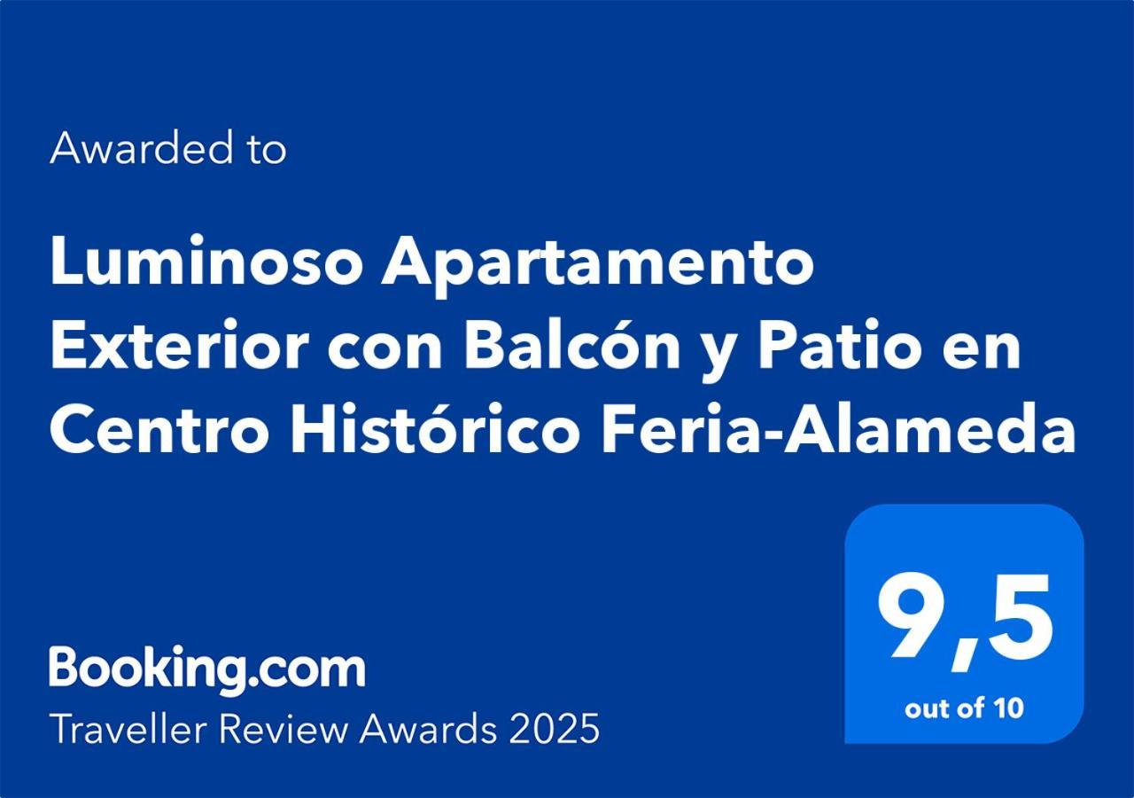 Luminoso Apartamento Exterior Con Balcon Y Patio En Centro Historico Feria-Alameda Seville Ngoại thất bức ảnh